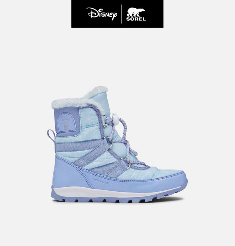 Sorel Disney X Youth Whitney™ Short Frozen 2 –Elsa Edition - Kids Snow Boots Blue - 398051PGS